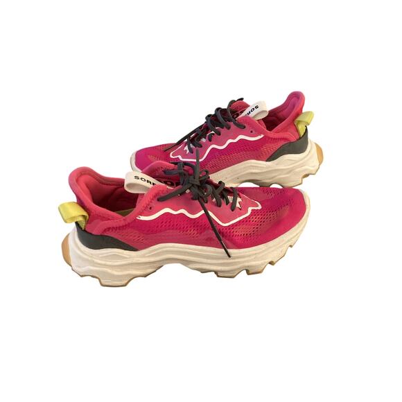 Sorel Kinetic Breakthru Day Lace Cactus Pink & Jet Sz 7.5 - Picture 4 of 9